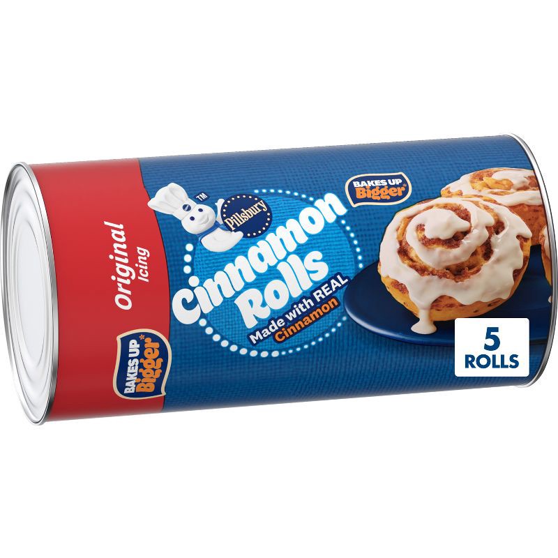 slide 1 of 8, Pillsbury Cinnamon Rolls with Icing - 7.3oz/5ct, 5 ct; 7.3 oz