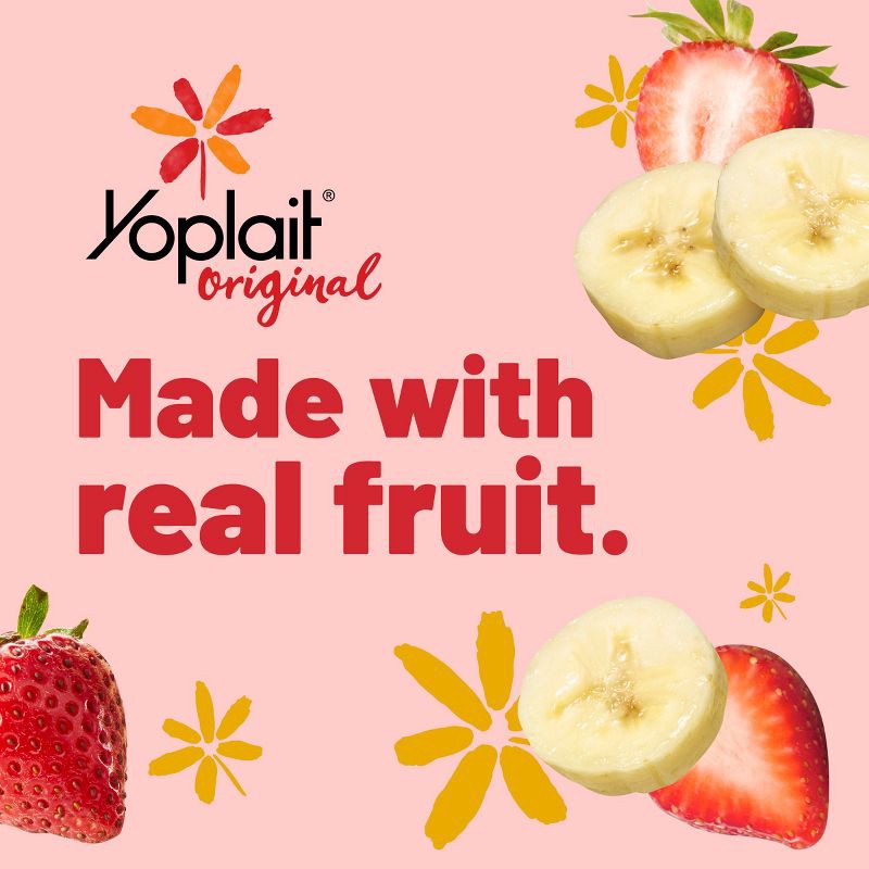 slide 2 of 11, Yoplait Original Strawberry Banana Yogurt - 6oz, 6 oz