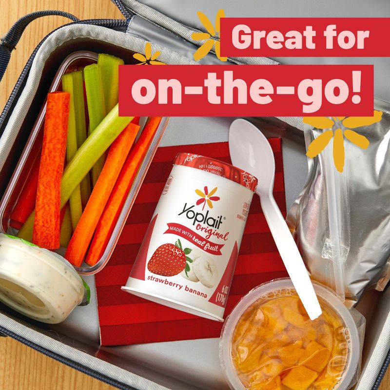 slide 6 of 11, Yoplait Original Strawberry Banana Yogurt - 6oz, 6 oz