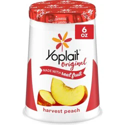 Yoplait Original Harvest Peach Yogurt - 6oz