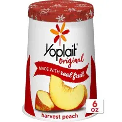 Yoplait Original Harvest Peach Yogurt - 6oz