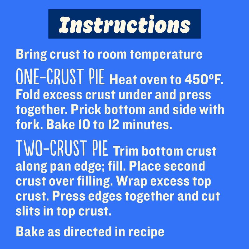 slide 5 of 9, Pillsbury Ready-to-Bake Pie Crusts - 14.1oz/2ct, 14.1 oz, 2 ct
