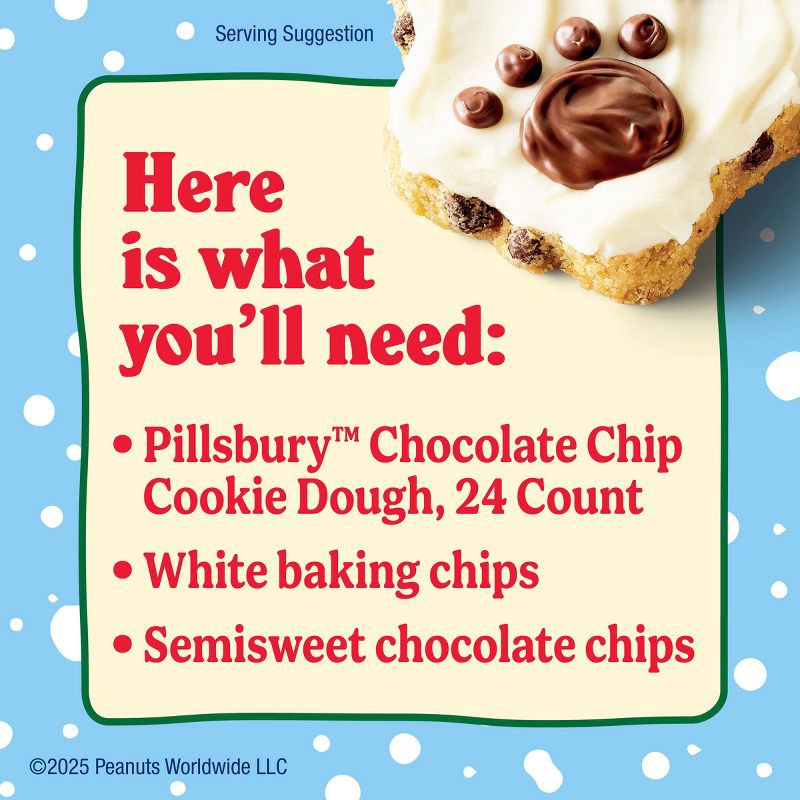 slide 3 of 8, Pillsbury Chocolate Chip Cookie Dough - 16oz/24ct, 24 ct; 16 oz