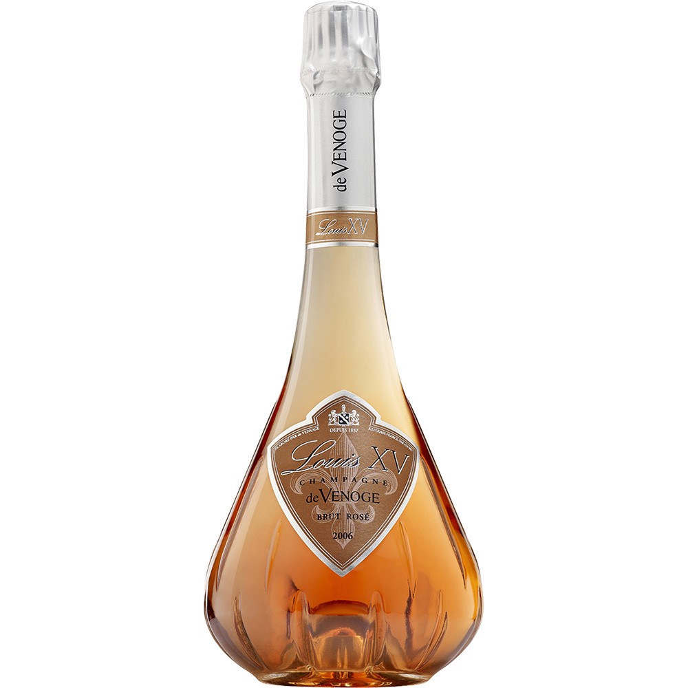 slide 1 of 1, De Venoge Louis Xv Rose Brut, 750 ml