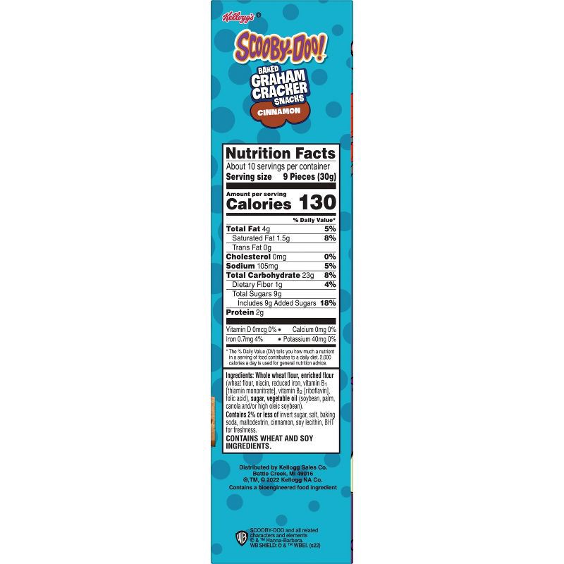 slide 7 of 8, Kellogg Scooby-Doo! Cinnamon Baked Graham Cracker Sticks - 11oz, 11 oz