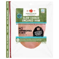Applegate Naturals No Sugar Slow Cooked Uncured Ham Sliced, 7oz
