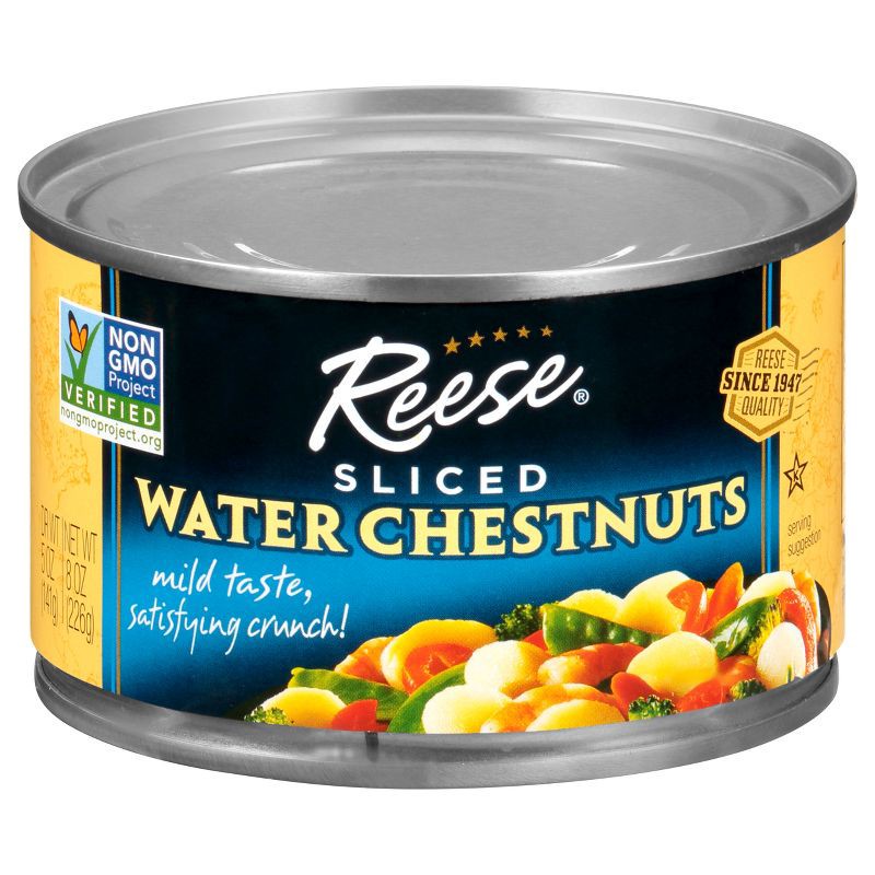 slide 2 of 3, Reese Sliced Water Chestnuts 8oz, 8 oz