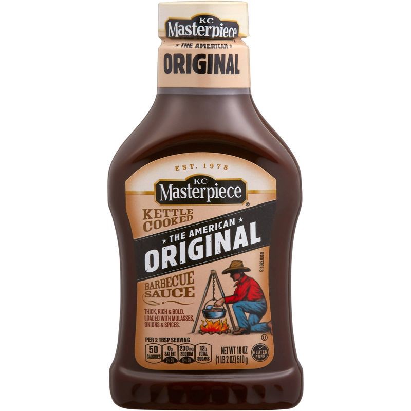 slide 3 of 4, KC Masterpiece Original Barbecue Sauce - 18oz, 18 oz