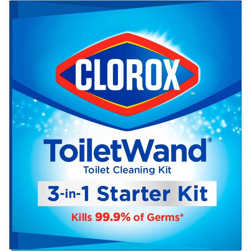 slide 14 of 15, Clorox ToiletWand Disposable Toilet Cleaning System - ToiletWand Storage Caddy and 6 Refill Heads, 1 ct