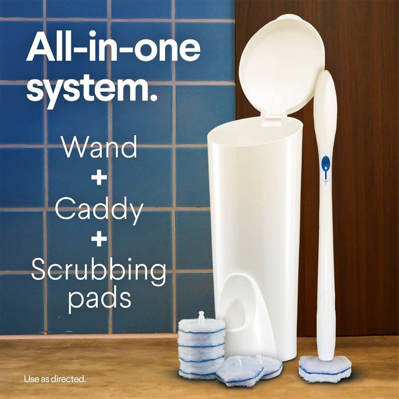 slide 4 of 15, Clorox ToiletWand Disposable Toilet Cleaning System - ToiletWand Storage Caddy and 6 Refill Heads, 1 ct
