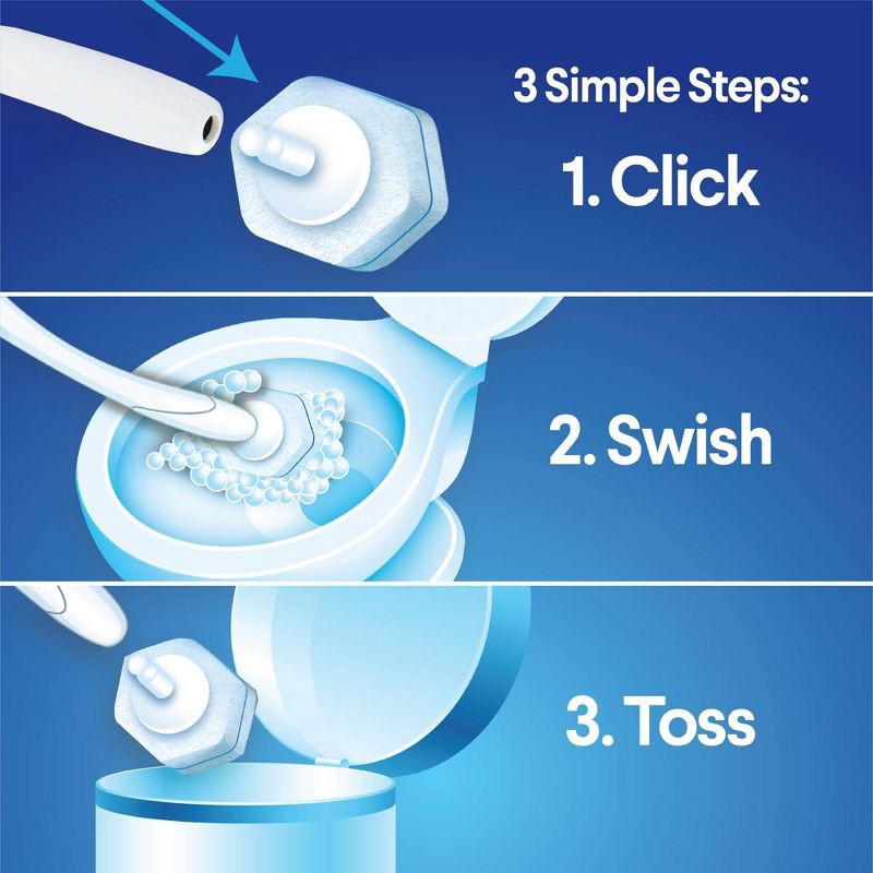 slide 5 of 11, Clorox ToiletWand Disposable Toilet Cleaning System - ToiletWand Storage Caddy and 6 Refill Heads, 1 ct