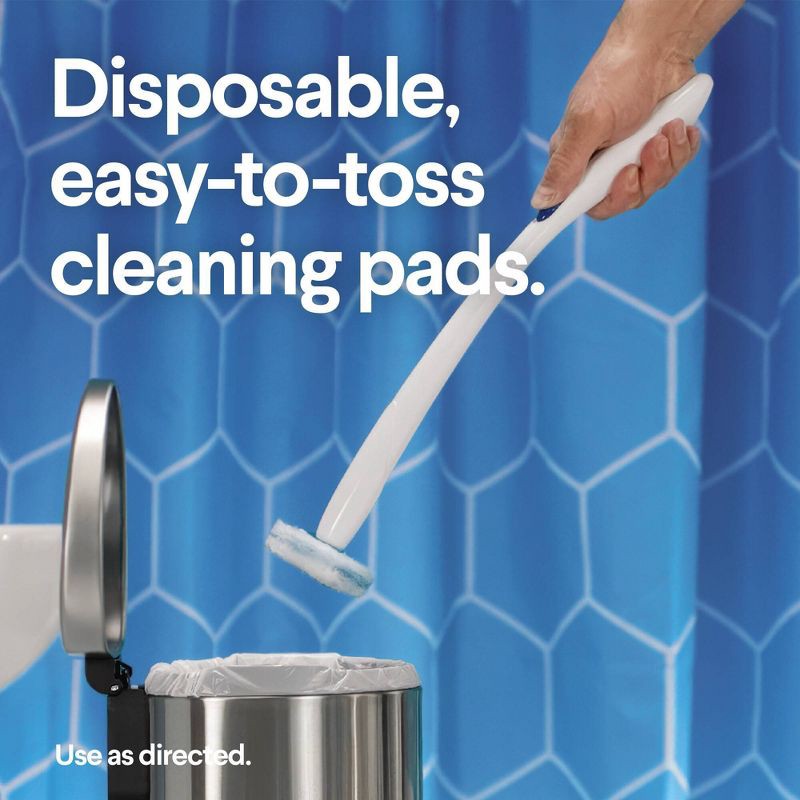 slide 7 of 11, Clorox ToiletWand Disposable Toilet Cleaning System - ToiletWand Storage Caddy and 6 Refill Heads, 1 ct