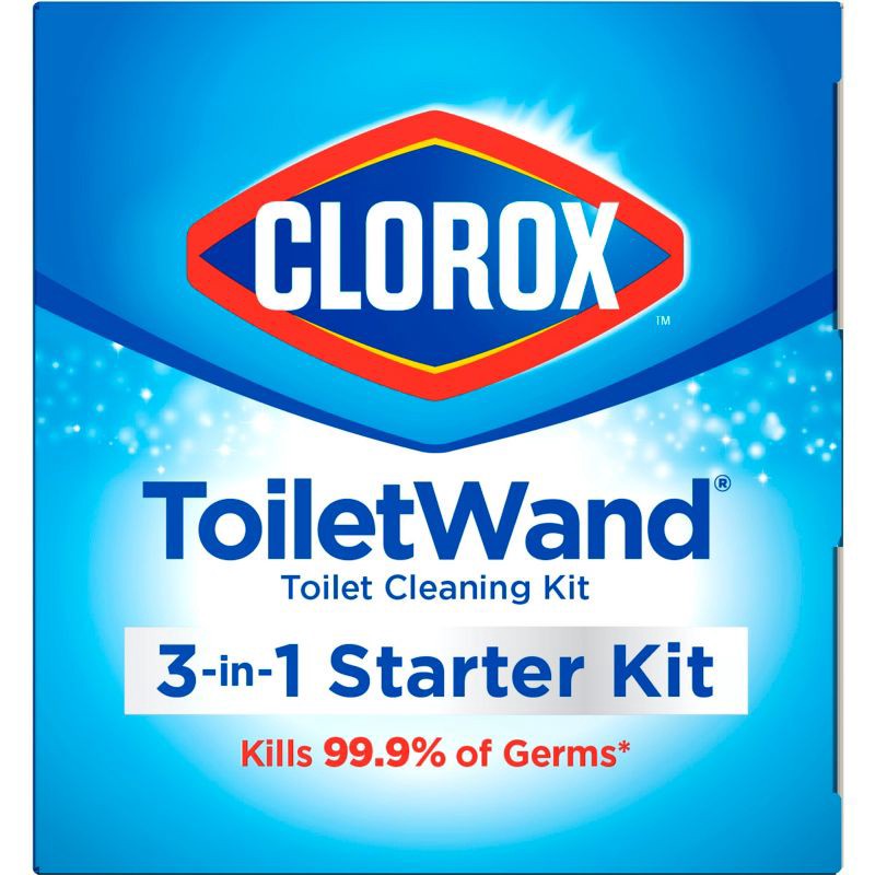 slide 10 of 11, Clorox ToiletWand Disposable Toilet Cleaning System - ToiletWand Storage Caddy and 6 Refill Heads, 1 ct