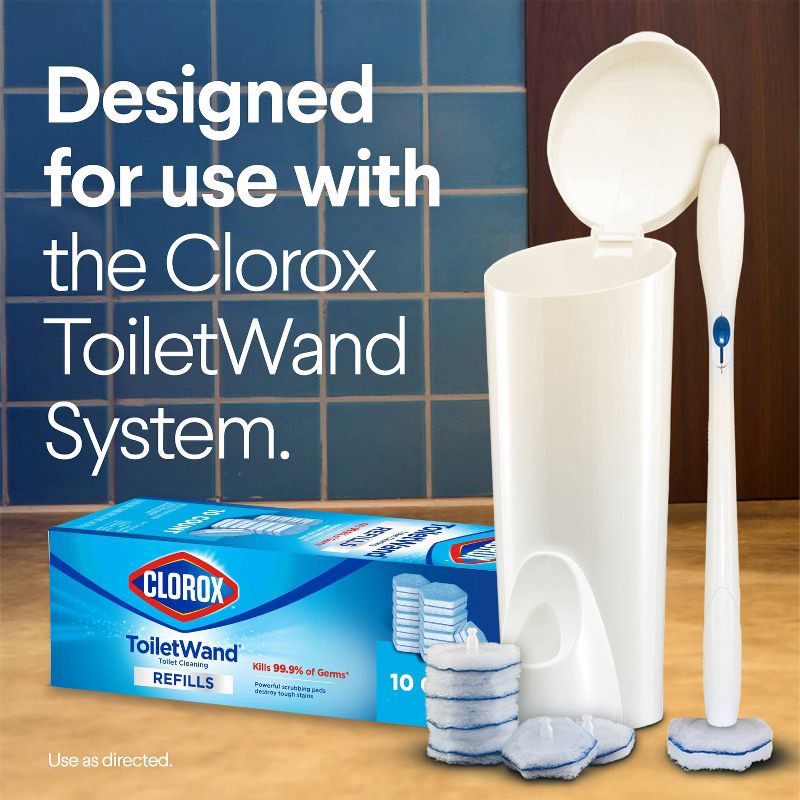 slide 4 of 16, Clorox ToiletWand Disinfecting Refills Disposable Wand Heads - 20ct, 20 ct