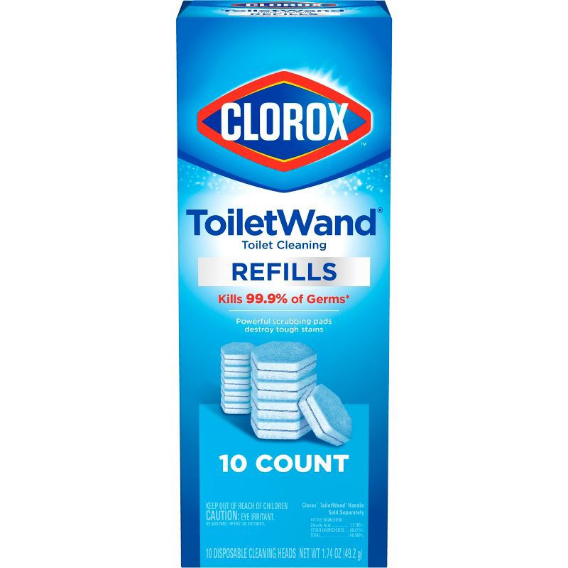slide 2 of 16, Clorox ToiletWand Disinfecting Refills Disposable Wand Heads - Original Scent - 10ct, 10 ct