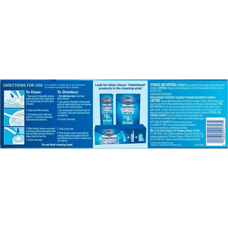 slide 13 of 16, Clorox ToiletWand Disinfecting Refills Disposable Wand Heads - Original Scent - 10ct, 10 ct