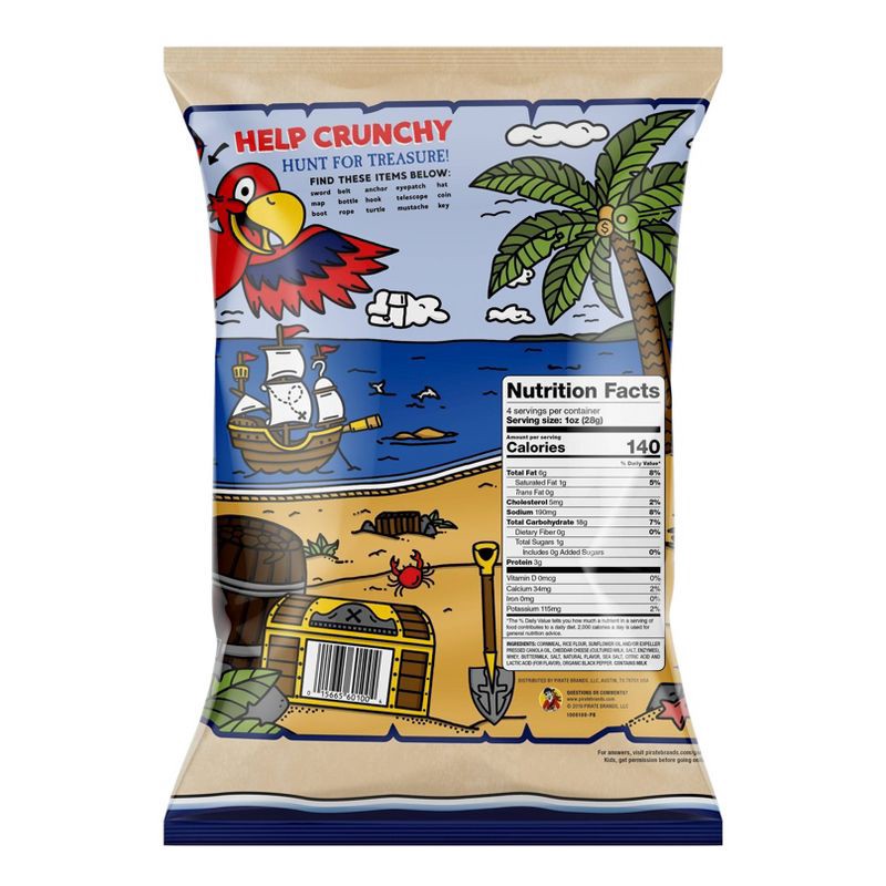 slide 2 of 3, Pirate's Booty Aged White Cheddar Cheese Puffs - 4oz, 4 oz