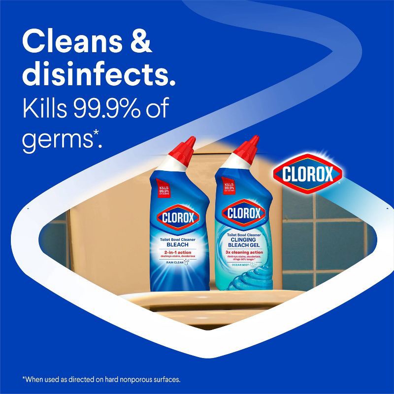 slide 5 of 16, Clorox Rain Clean Toilet Bowl Cleaner - 24 fl oz, 24 fl oz