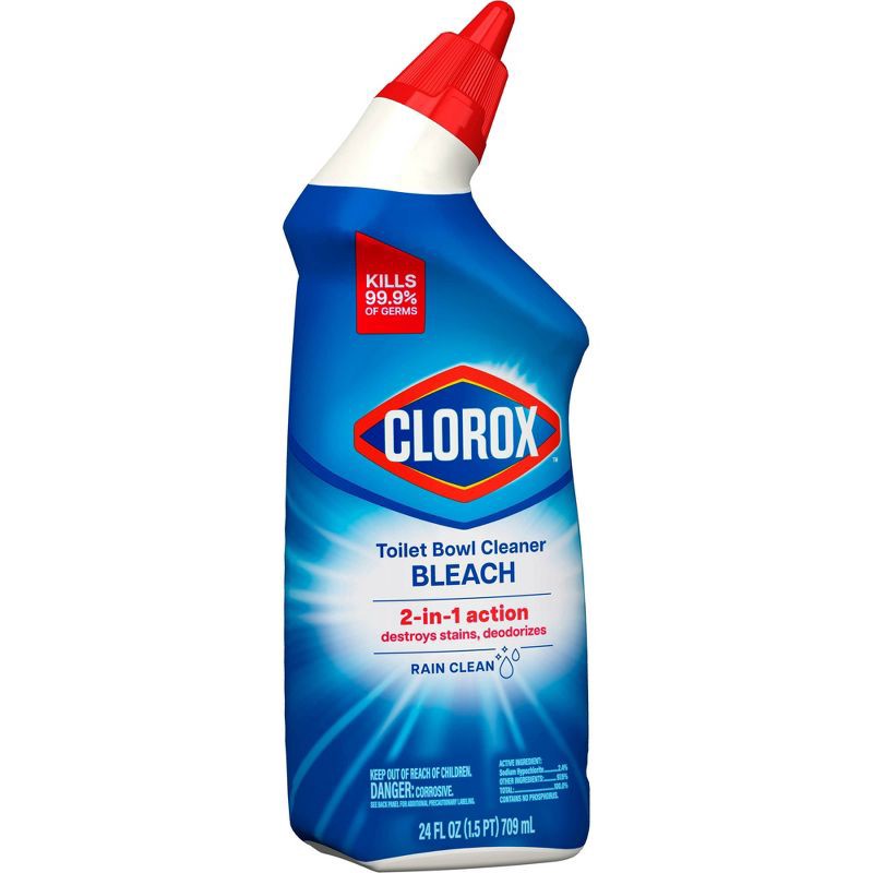 slide 11 of 16, Clorox Rain Clean Toilet Bowl Cleaner - 24 fl oz, 24 fl oz
