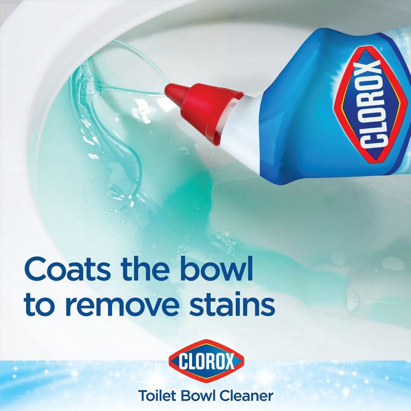 slide 5 of 12, Clorox Rain Clean Toilet Bowl Cleaner with Bleach - 24oz/2ct, 2 ct; 24 oz