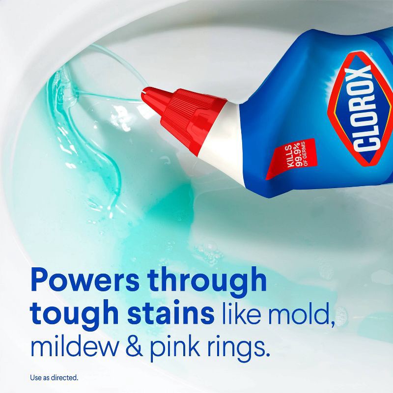 slide 6 of 17, Clorox Rain Clean Toilet Bowl Cleaner with Bleach - 24oz/2ct, 2 ct; 24 oz