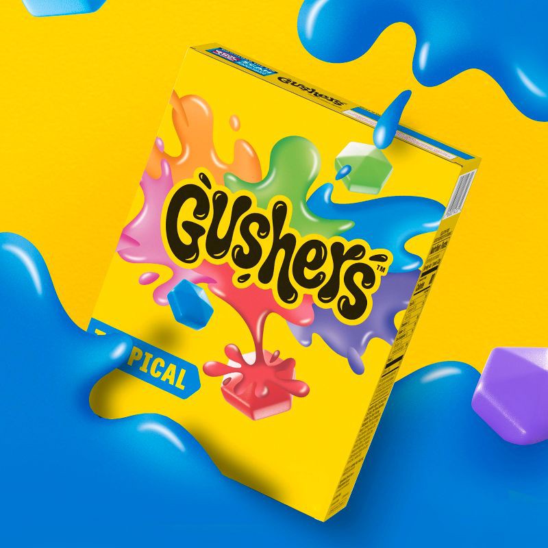 slide 3 of 7, Fruit Gushers Tropical Flavored Fruit Snacks - 6ct/4.8oz, 6 ct; 4.8 oz