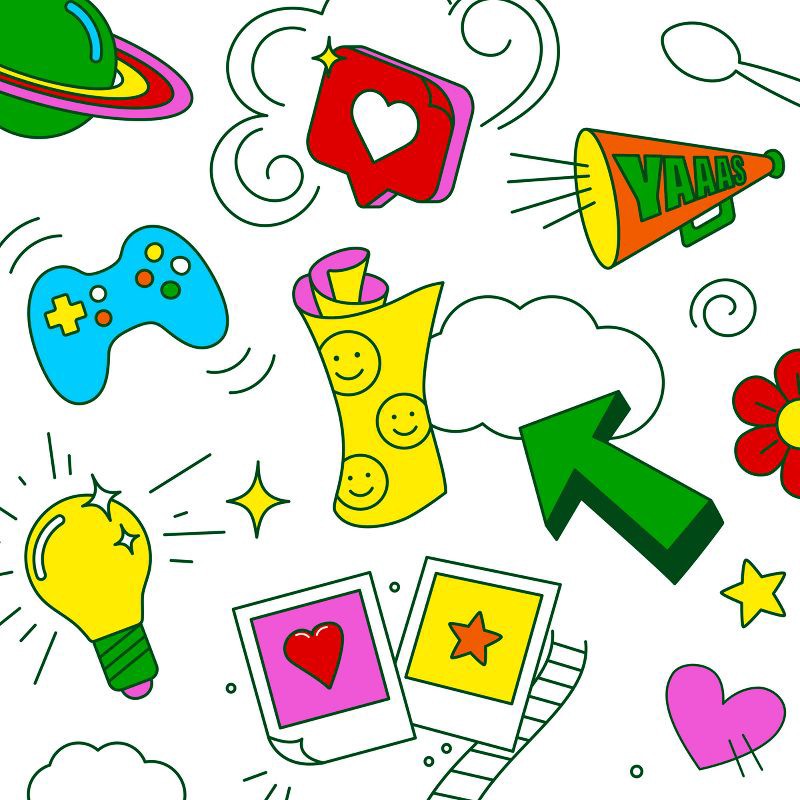 slide 4 of 6, Betty Crocker Fruit Roll-Ups Tropical Tie-Dye Snacks - 10ct/5oz, 10 ct; 5 oz