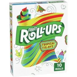 Betty Crocker Fruit Roll-Ups Tropical Tie-Dye Snacks - 10ct/5oz