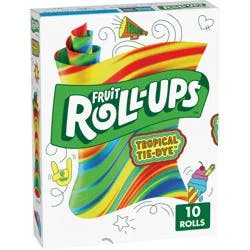 Betty Crocker Fruit Roll-Ups Tropical Tie-Dye Snacks - 10ct/5oz