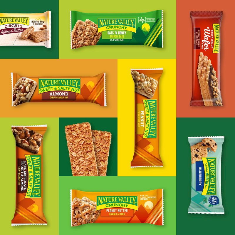 slide 4 of 7, Nature Valley Sweet & Salty Nut Almond Granola Bars - 6ct/7.4oz, 6 ct, 7.4 oz