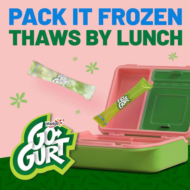 slide 5 of 14, Yoplait Go-Gurt Strawberry and Blueberry Kids' Yogurt Tubes - 2oz/8ct, 8 ct; 2 oz