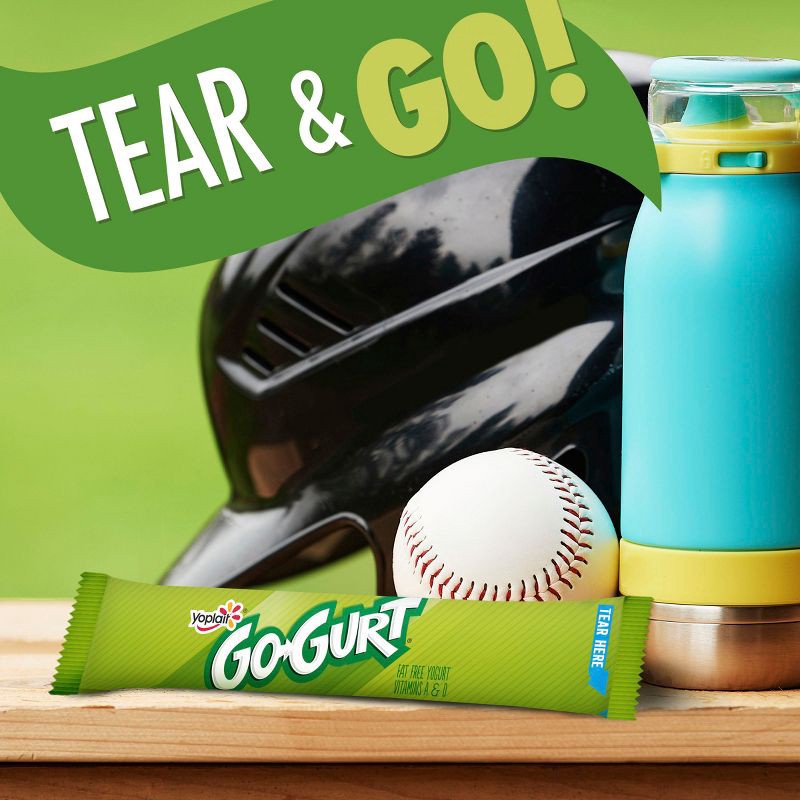 slide 6 of 14, Yoplait Go-Gurt Strawberry and Blueberry Kids' Yogurt Tubes - 2oz/8ct, 8 ct; 2 oz