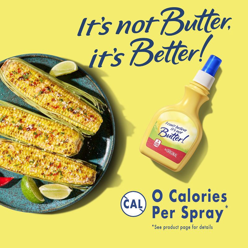 slide 3 of 8, I Can't Believe It's Not Butter! Original Vegetable Oil Spray - 8 fl oz, 8 fl oz