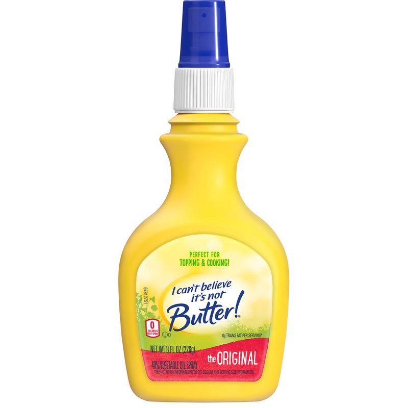 slide 1 of 4, I Can't Believe It's Not Butter! Original Vegetable Oil Spray - 8oz, 8 oz