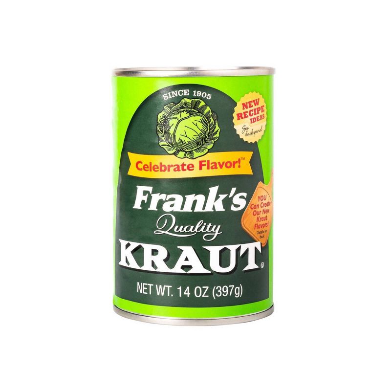 slide 1 of 4, Frank's Quality Sauerkraut 14oz, 14 oz