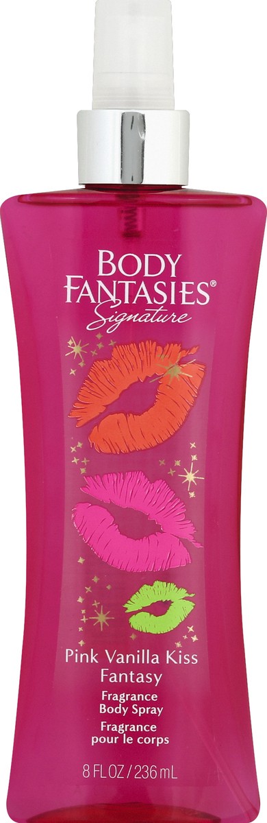 slide 1 of 6, Body Fantasies Body Spray, Pink Vanilla Kiss, 1 ct