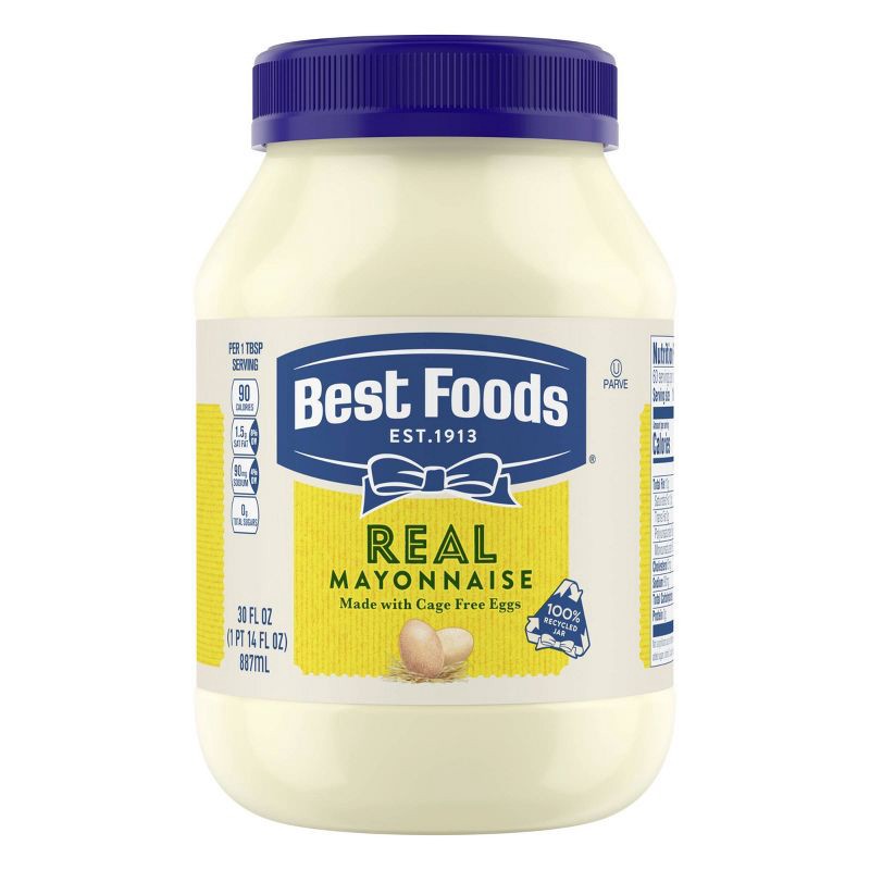 slide 1 of 7, Best Foods Mayonnaise Real - 30oz, 30 oz