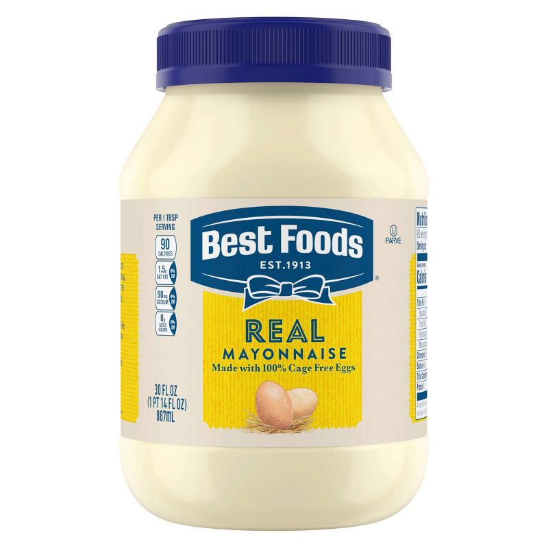 slide 1 of 12, Best Foods Mayonnaise Real - 30oz, 30 oz