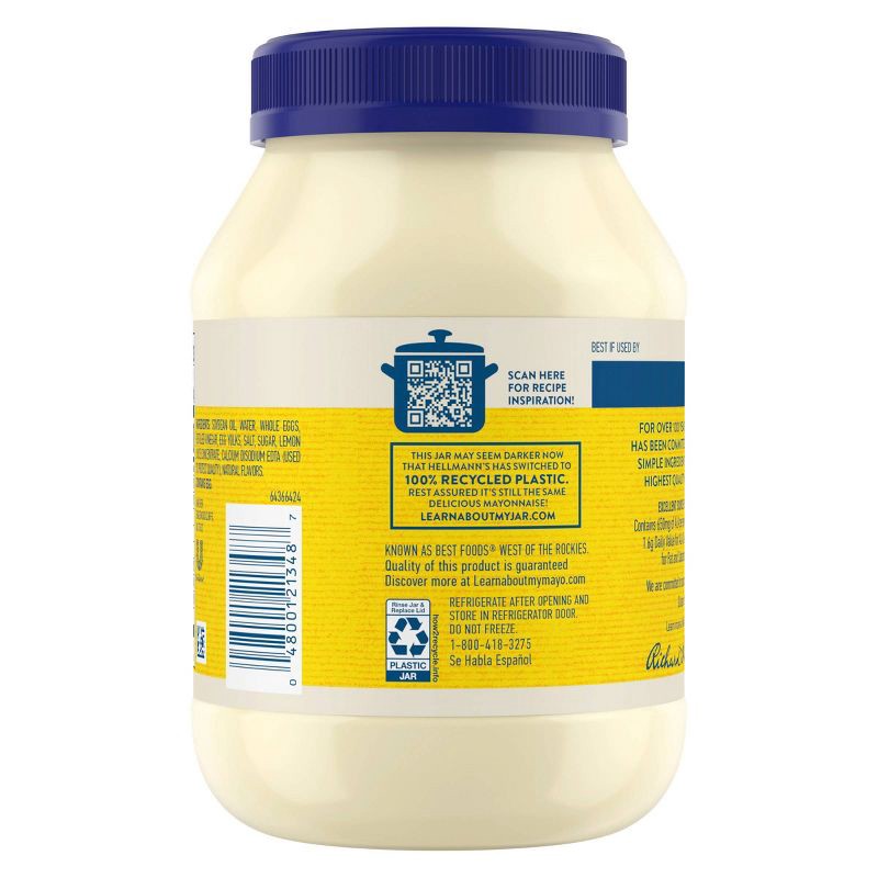slide 2 of 10, Hellmann's Mayonnaise Real - 30 fl oz, 30 fl oz