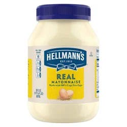 Hellmann's Mayonnaise Real - 30 fl oz