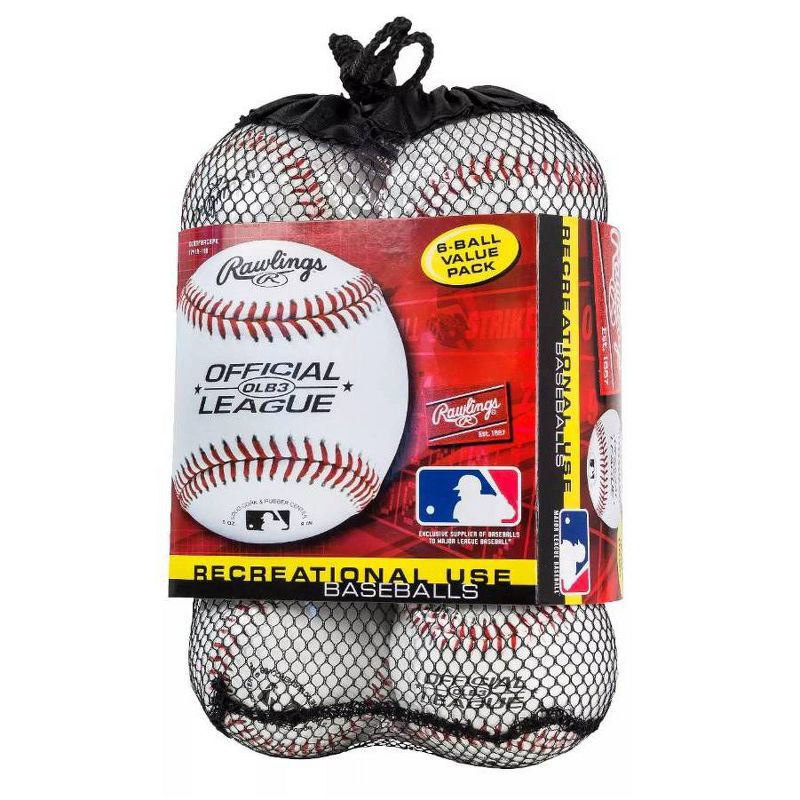 slide 2 of 7, Rawlings Official Baseball 6pk, 6 ct