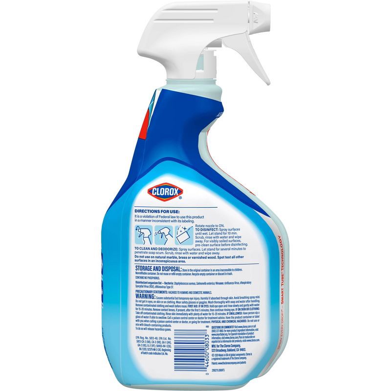 slide 9 of 12, Clorox Disinfecting Bathroom Cleaner Spray Bottle - 30oz, 30 oz