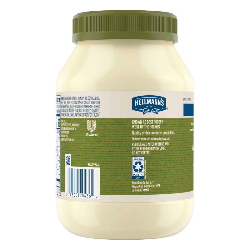 slide 2 of 7, Hellmann's Mayonnaise Dressing with Olive Oil 30oz, 30 oz