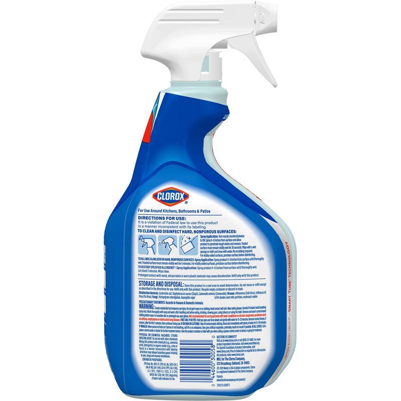 slide 13 of 17, Clorox Rain Clean Scent Clean-Up All Purpose Cleaner with Bleach Spray Bottle - 32 fl oz, 32 fl oz