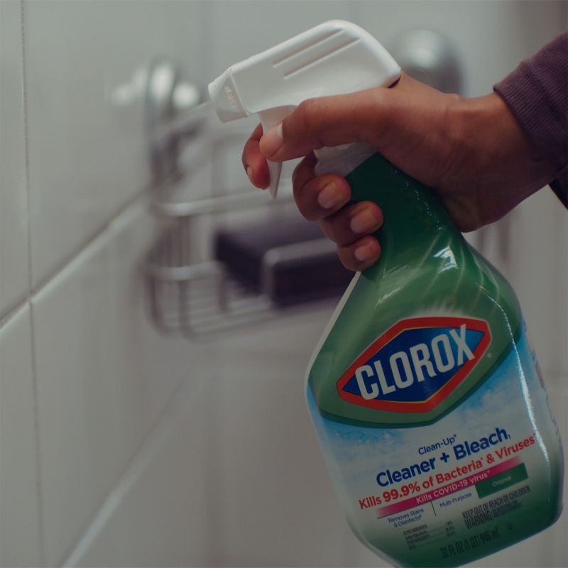 slide 11 of 16, Clorox Rain Clean Scent Clean-Up All Purpose Cleaner with Bleach Spray Bottle - 32 fl oz, 32 fl oz