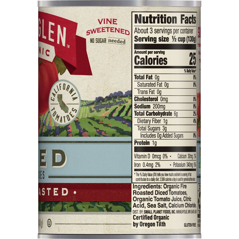 slide 8 of 9, Muir Glen Organic Fire Roasted Diced Tomatoes - 14oz, 14 oz