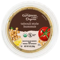 True Goodness Organic Tabouli Style Hummus, 8 oz.