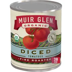 Muir Glen Organic Fire Roasted Diced Tomatoes - 28oz