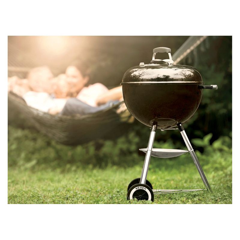 slide 11 of 13, Weber 18" Original Kettle Charcoal Grill 441001 Black, 1 ct