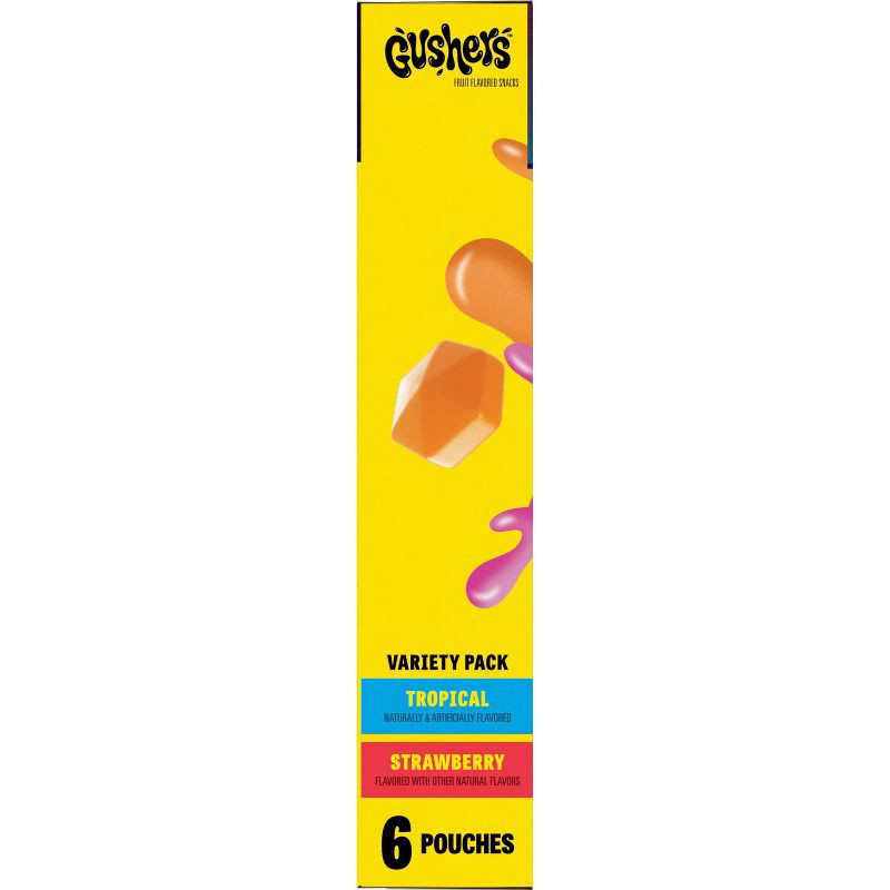 slide 3 of 9, Fruit Gushers Fruit Flavored Snacks Variety Pack - 4.8oz/6ct, 4.8 oz, 6 ct